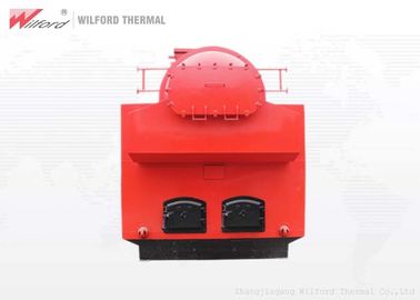 赤い石炭の熱湯ボイラー80000*2700*3550mm環境の友好的